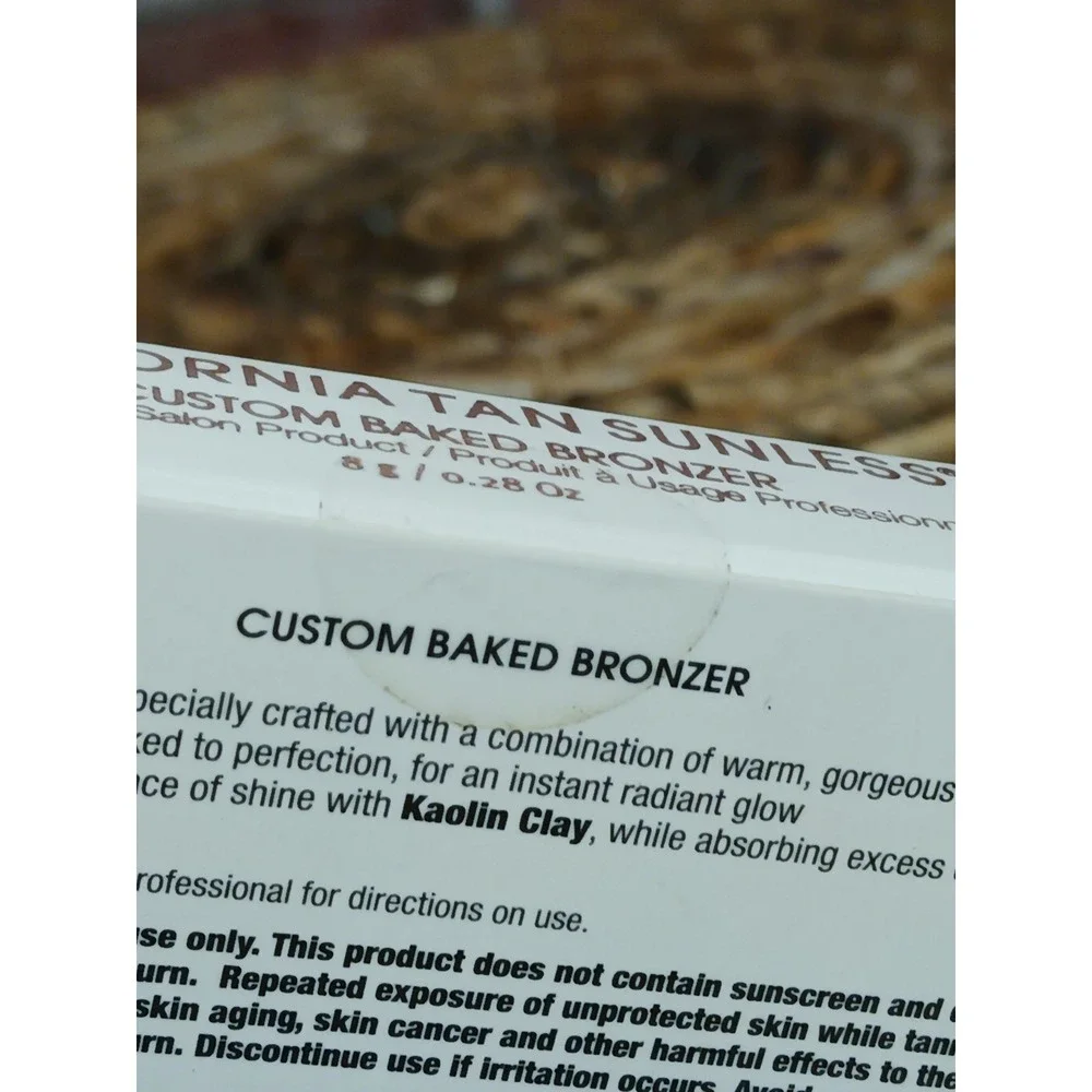 NEW California Tan Sunless Custom Glow Bronzer Face Powder